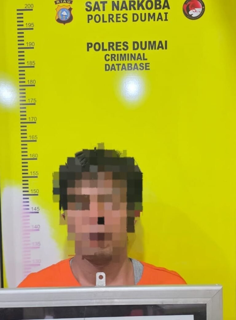 Satres Narkoba Polres Dumai Berhasil Amankan Tersangka Kepemilikan Narkoba Jenis Sabu 